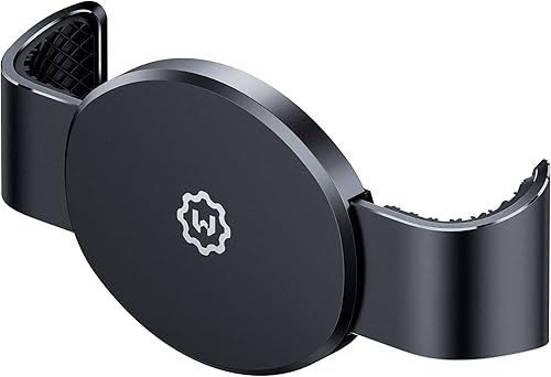 WixGear Abrazadera de teléfono de metal para montaje magnético de coche clip y retira en cualquier momento Clip de teléfono de metal para todos los