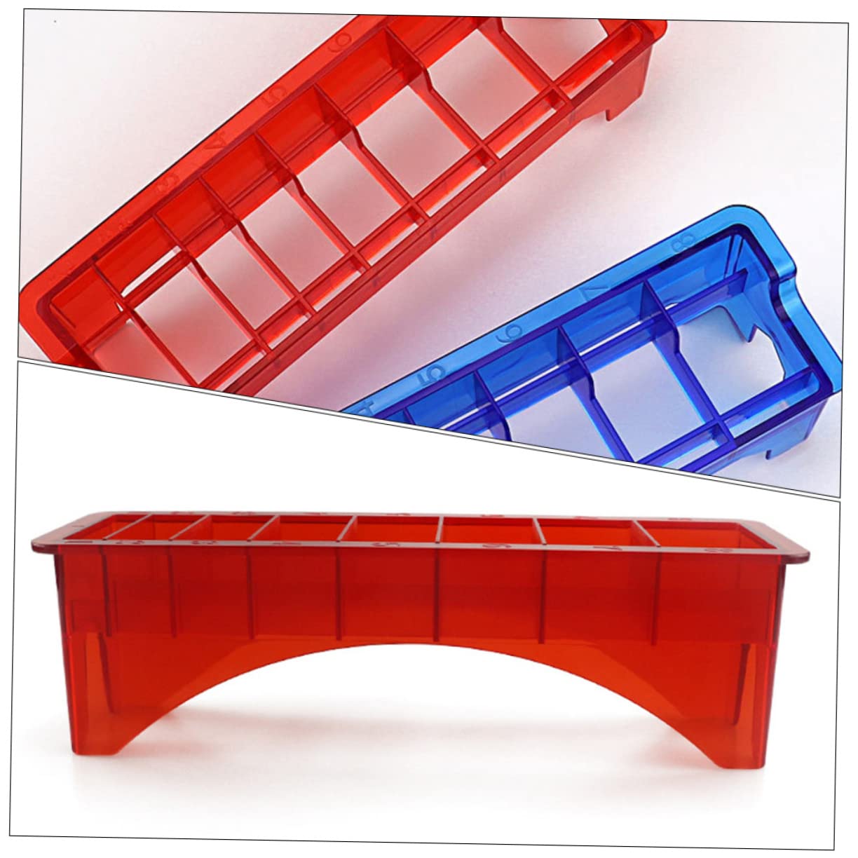 HAPINARY Clipper Guard Holder Barber Supplies Organizer Clipper Comb Storage Box (style C) Style