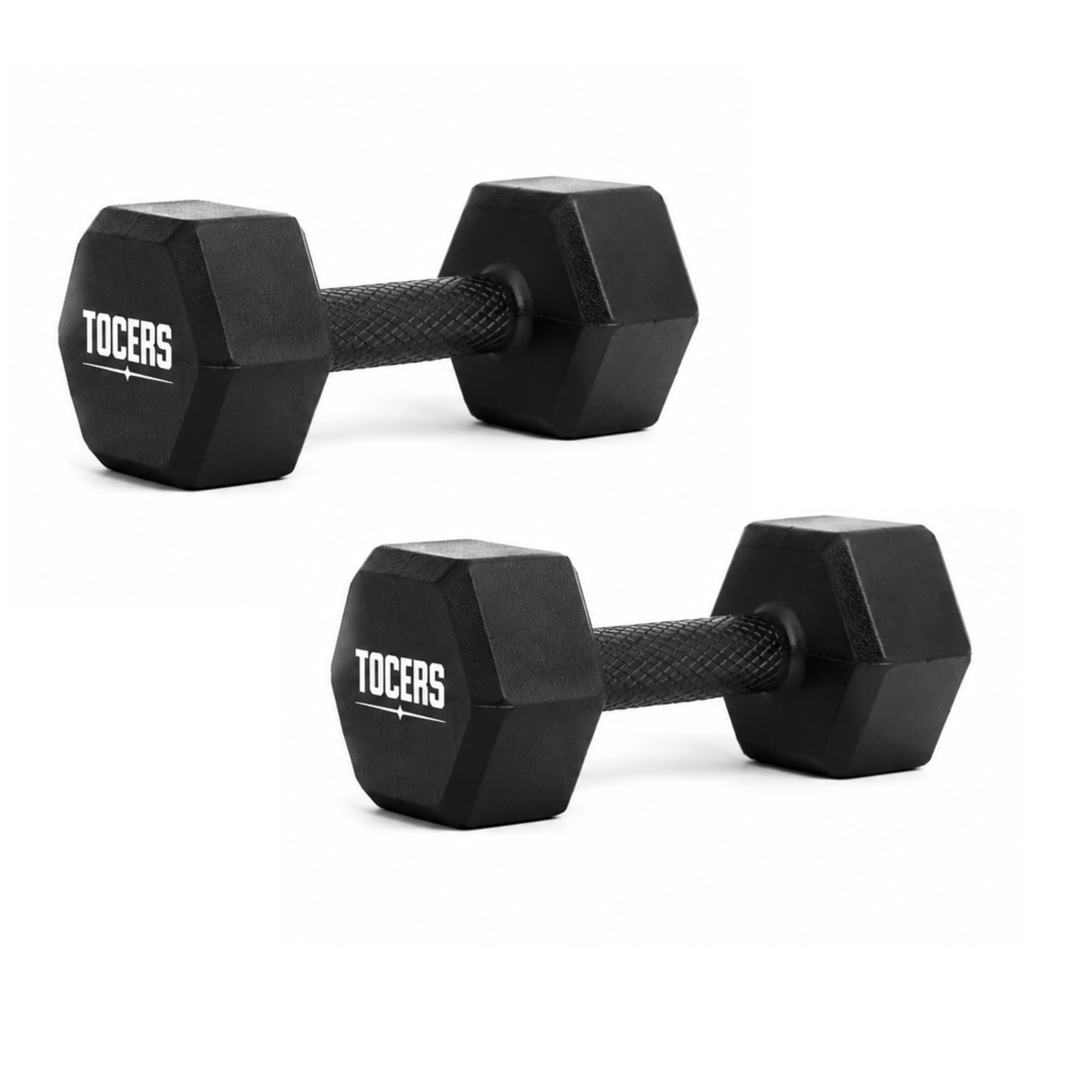 PVC Hex Dumbbells Set of 2| 3kg (6kg)Home Gym Fitness Equipment | Fixed Weight Dumbbells with Non-Slip Handle | Strength Training for Men & Women | Exercise Weights for Muscle Building, Weight Training, Cardio and Home Workout-image-17
