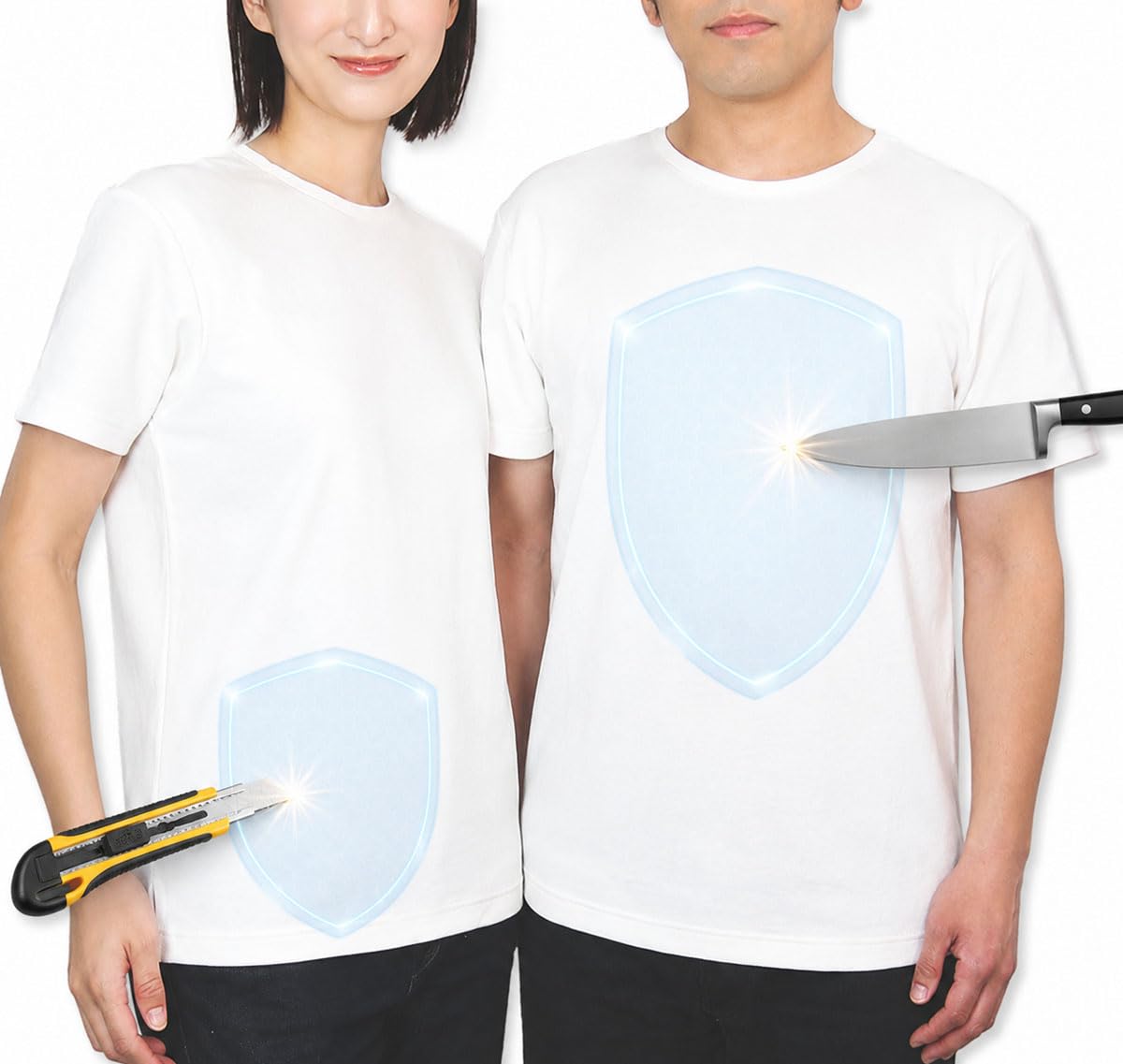 Amazon.co.jp: [Lilima Wear] 刃物から守る 防刃シャツ 普段着風 男女