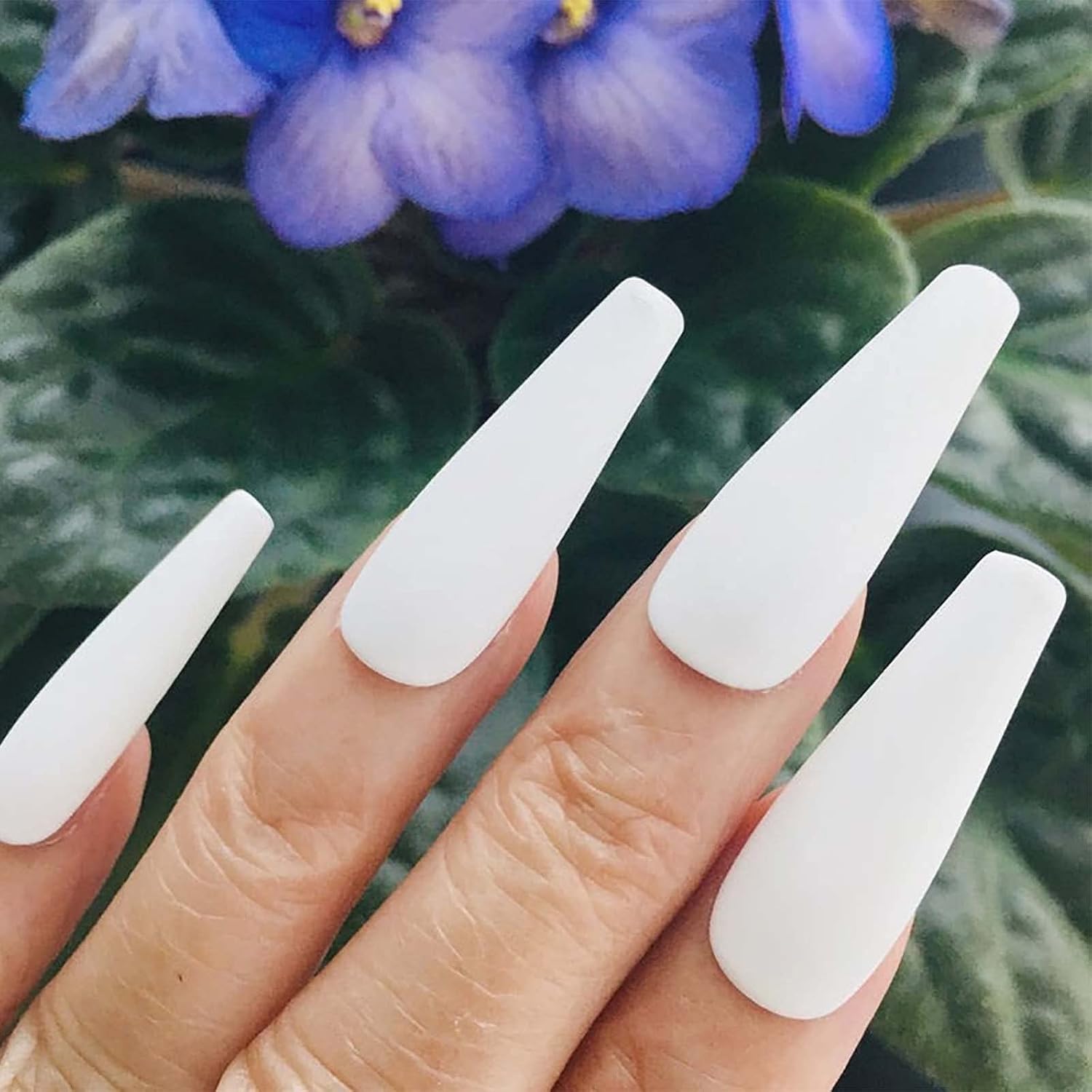 Buy Florry Coffin Extra Long Fake Nails Ballerina Press On Nails Matte Acrylic Nails For Women And Girls 24pcs White Online In Taiwan B08hcj126f Buy Florry Coffin Extra Long Fake Nails Ballerina Press On Nails Matte Acrylic Nails For Women And Girls 24pcs White Online In Taiwan B08hcj126f
