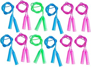 Sosoport 36 Pcs Color Skipping Rope Jumpropes for Children Gym Jump Rope Workout Jump Rope Adjustable Jump Rope Jump Ropes for Fitness Exercise Jump Rope Comfortable Handle Skipping Ropes