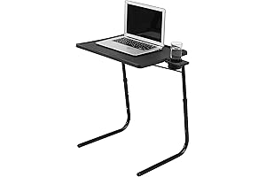 TV Tray Table with Cup Holder