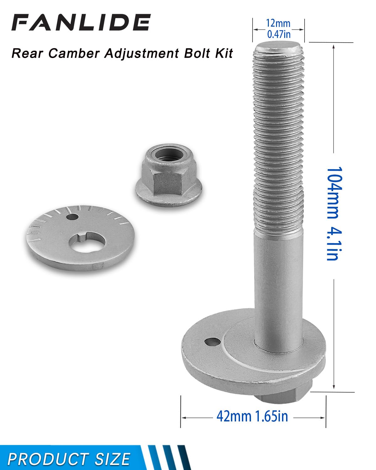 Amazon.com: FANLIDE Rear Camber Adjustment Eccentric Bolt