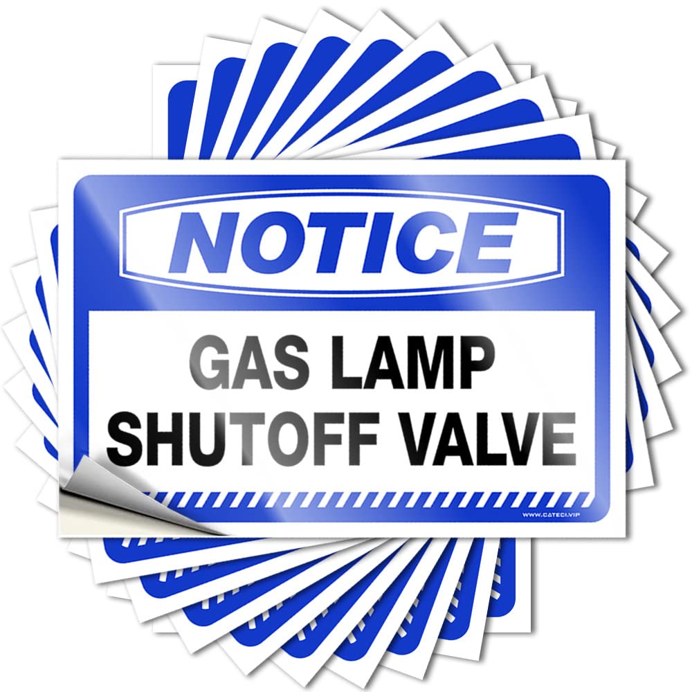 Decals Halloween Custom Stickers, Window Waterproof Notice Gas Lamp Shutoff Valve for Hydro Flask | Accent Vinyl Decals for Teacher Holiday Gift(8X12CM)