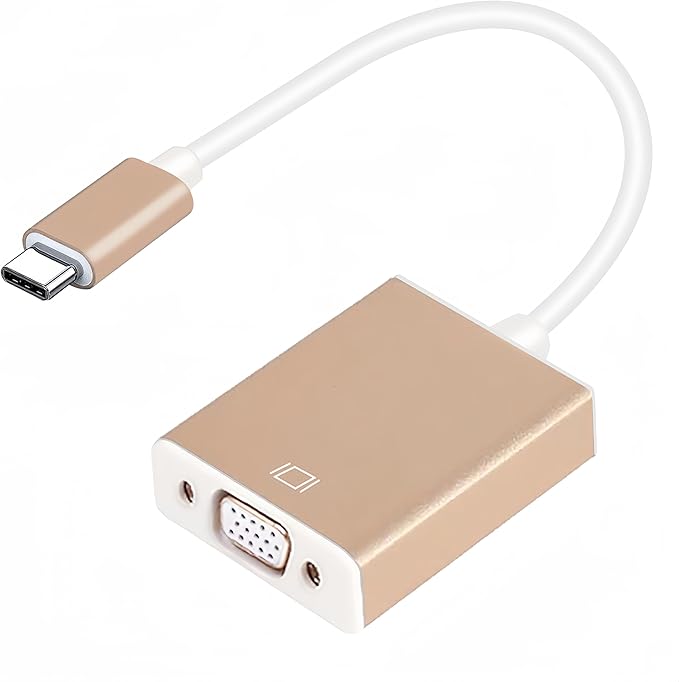 LBSC USB C to VGA Adatper for Monitor, VGA to USB C Adapter