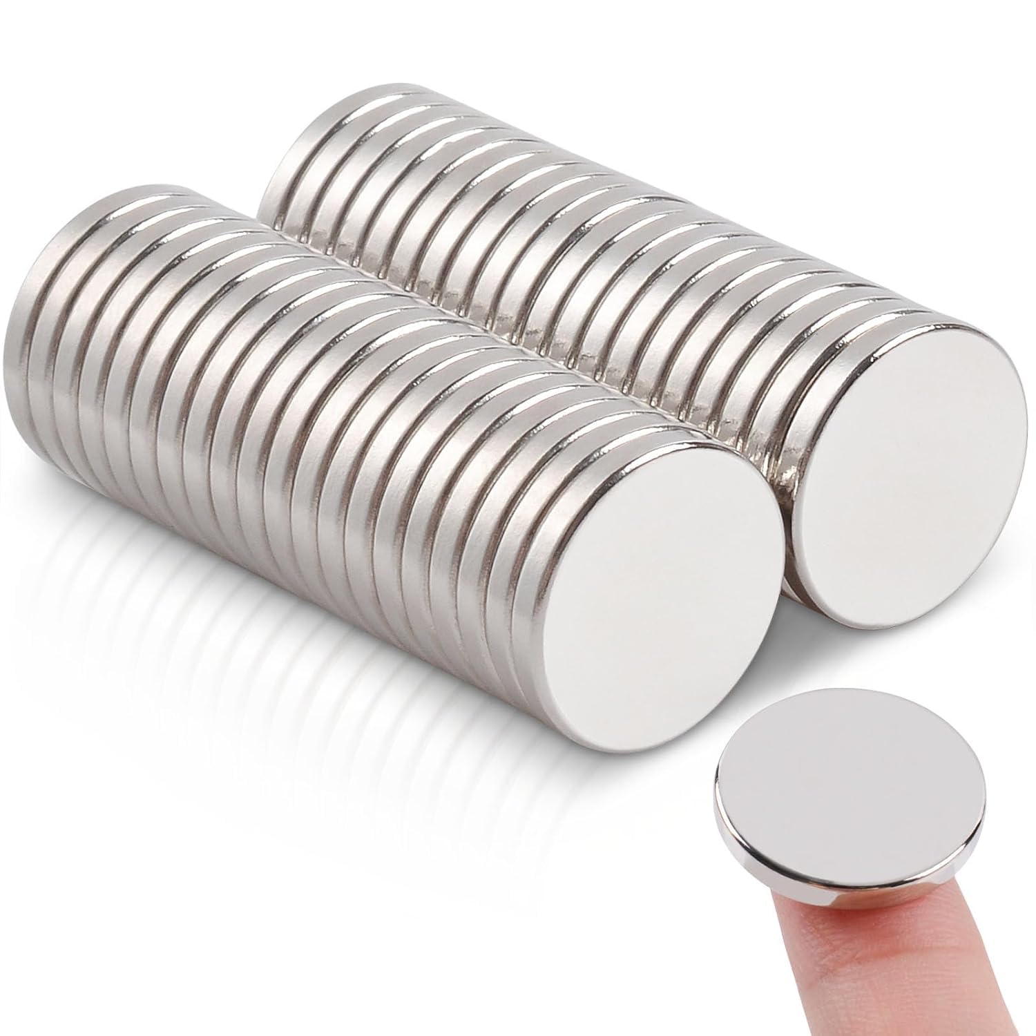 Snoogg 30 Pc pf 10x2 mm Rare Earth Magnets Neodymium Disc Magnet for Whiteboard Fridge, Crafts,Whiteboard, DIY, Science, Office Use for 14 year age and above (Use for 14 year age and above only)-image-46