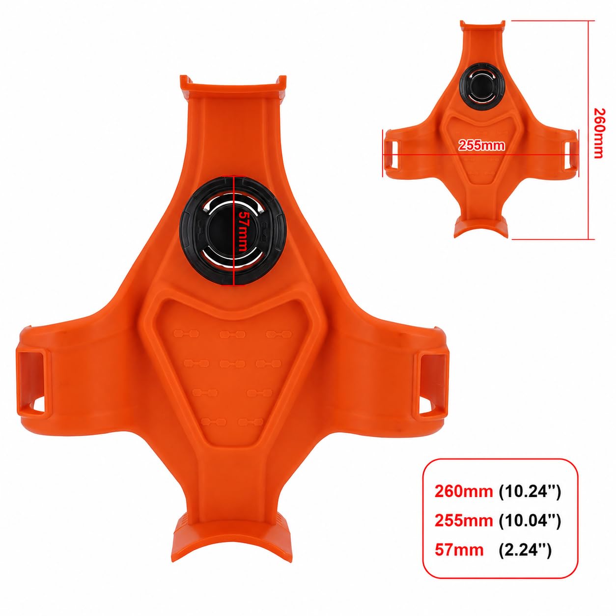 Protection universelle en plastique pour fourche avant de moto tout-terrain, motocross, Supermoto, Enduro, Pit Bike Orange