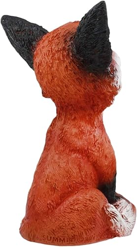 Miniatura 3 de Mulandd YTC - Figura decorativa decorativa con temática de zorros sonrientes marrón y negro TeeHee