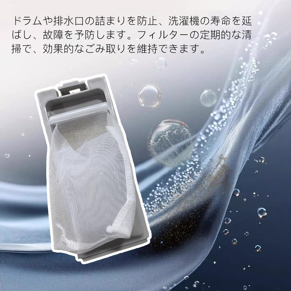 洗濯機用 糸くず フィルター ハイアール洗濯機対応用 LINT-50 クズ取りネット0030205058 JW-RFG50AD JW-C55D対応 ゴミ取りネット 互換品 (1) [並行輸入品] - 5