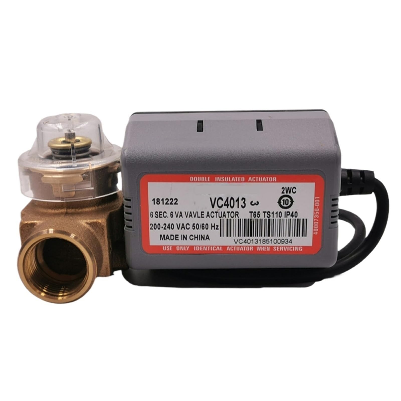 Trgyjgkf One Color Vc6013 Fan Coil Solenoid Valve Vc4013ajcm Two-Way Three-Way Dn20 Two-Pipe Four-Pipe