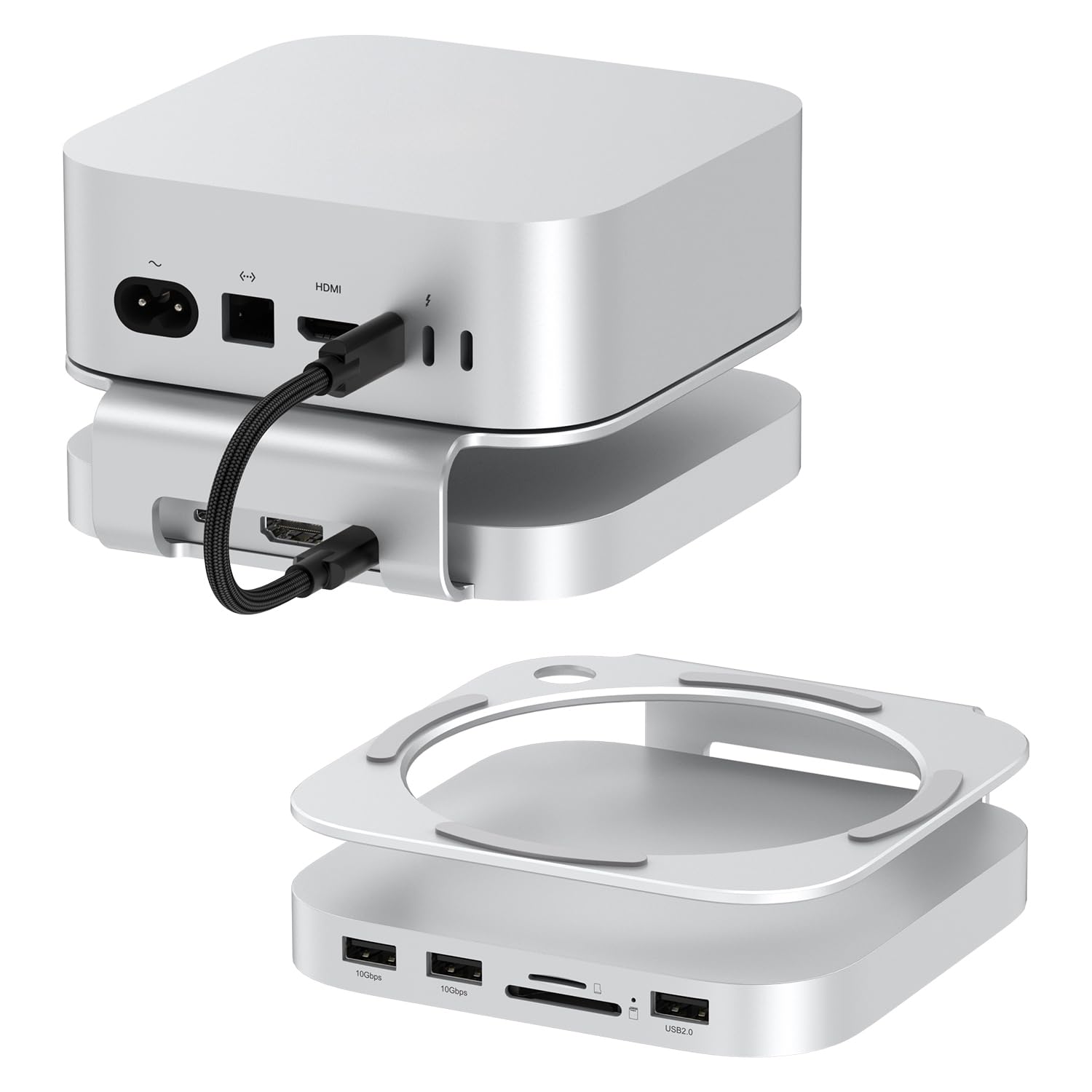 Amazon.com: Qwiizlab Aluminum Stand Hub with SSD Enclosure