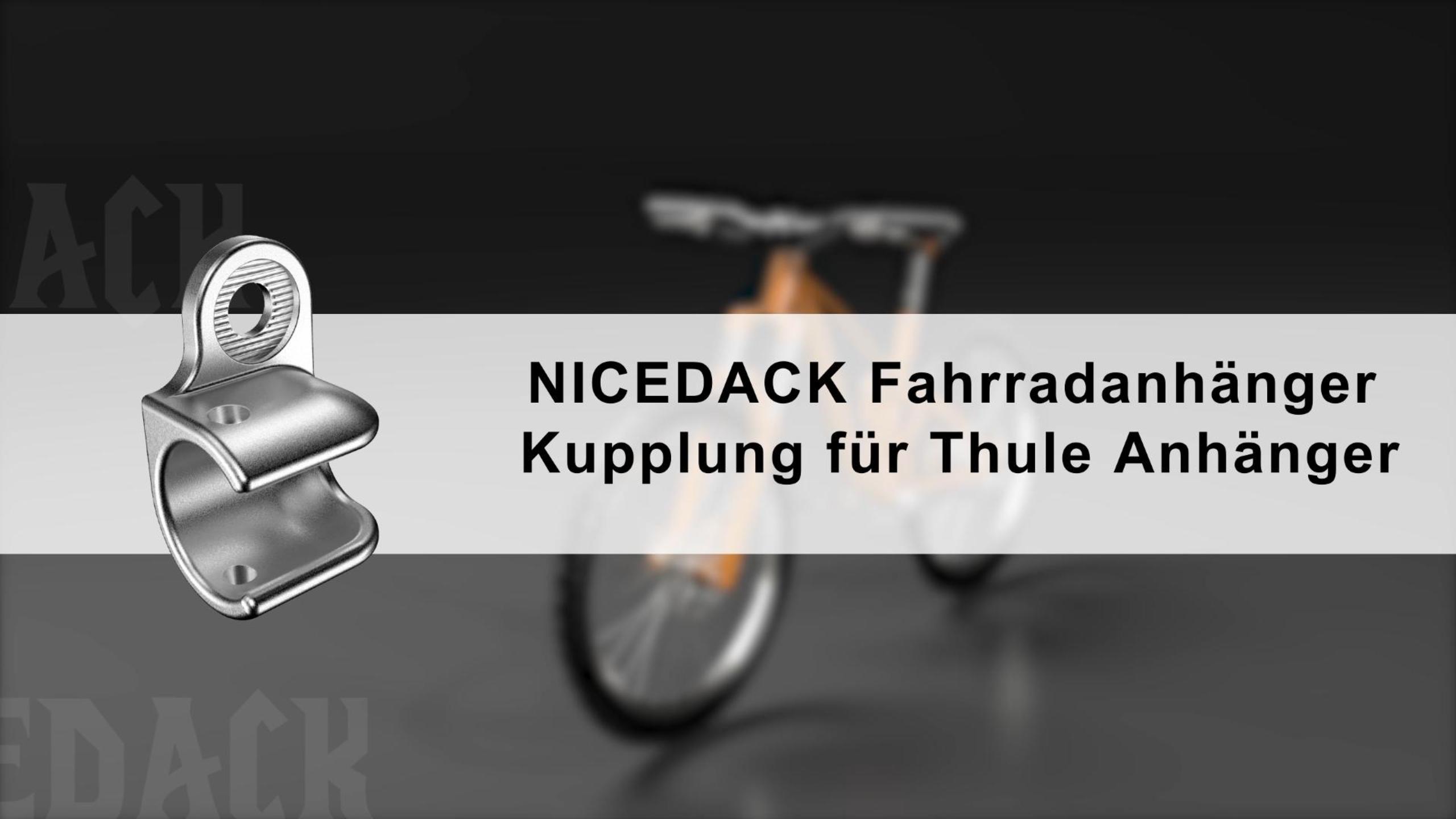 NICEDACK Fahrradanhnger Kupplung fr Thule Chariot, Einfache und schnelle  Montage am Fahrrad,Fahrrad Kupplung,Achskupplung fr Anhnger : Amazon.de:  Baby
