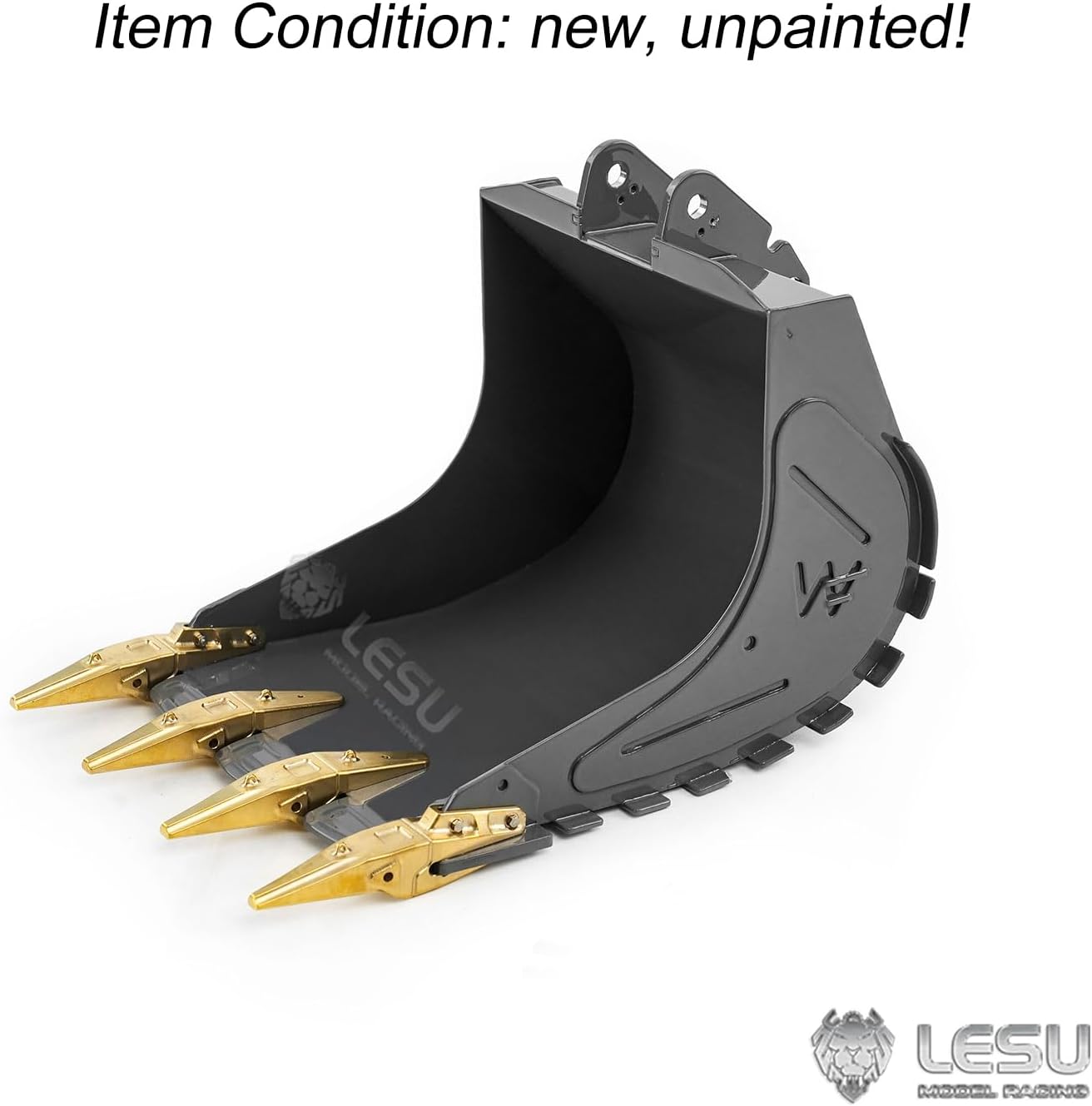 TOUCAN RC HOBBY Metal Original Bucket B0030-G for LESU LR956 PC360 ET26L SK500 ET26B ET36L 1/14 RC Hydraulic Excavator Remote Control Digger