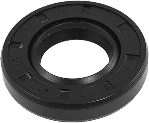 Miniatura 44 de uxcell Caucho doble de los labios del sello de aceite del eje rotatorio métrico 49.2x82.0x16.4 ft m TC, negro