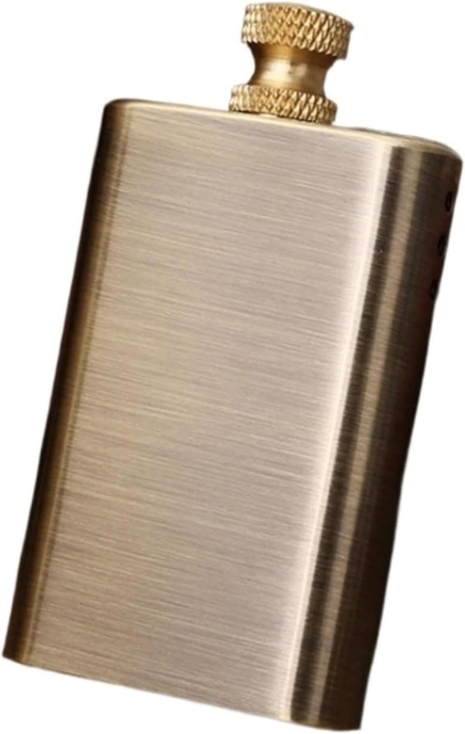 Vintage Permanent Match Lighter, Portable Refillable Kerosene Windproof Waterproof,Trench Lighter, for Candles Outdoor(Bronze)
