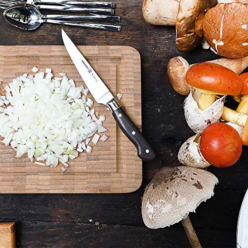 Handmade Kitchen Knife Set, Chief Knife, Forged in Fire Stainless Steel Kitchen Knives, Korkmaz Surmene Turkish Knives for Kitchen (Functional Knife 5.3 in)