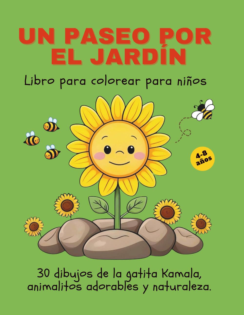 Un Paseo por el Jardín: Libro de colorear para niños