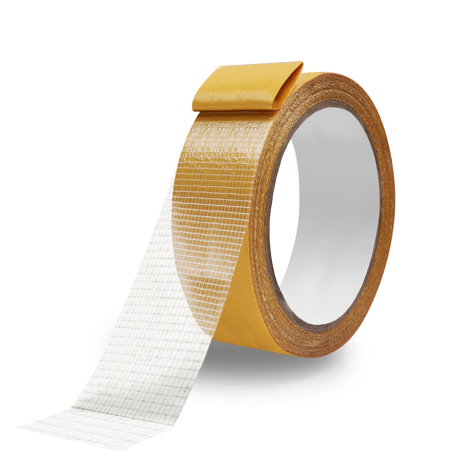 Storystore Double Sided Tape Heavy Duty, 50mm (W) x 20m (L) Double Sided Mounting Tape with Fiberglass Mesh