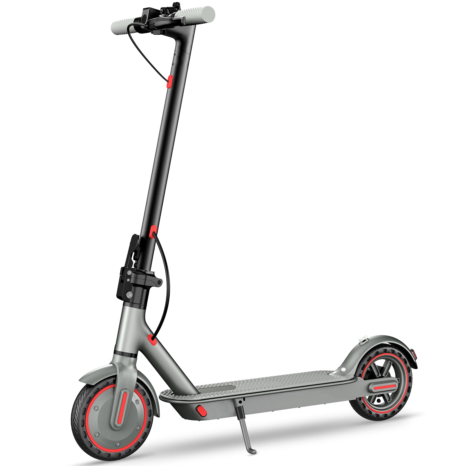 Monopattino Elettrico per Adulti, Pneumatici 8.5", Motore Potente 350W, Autonomia fino a 35 km, Velocità Massima 25 km/h, Doppio Sistema di Illuminazione e Freni a Tamburo, Controllo via App Smart