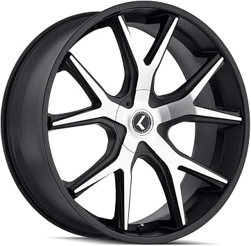 KRAZE SPLTZ KR146 26 بوصة 5x115 / 120 حافة عجلة 26x10 + 18mm آلة سوداء