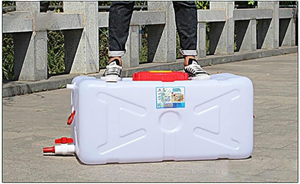 Wassertank aus dickem Kunststoff, Wasserbehälter für Camping, Wandern, tragbarer Behälter, Chemikalienbehälter für Camping, Outdoor-Wasseraufbewahrung, Weinkübel