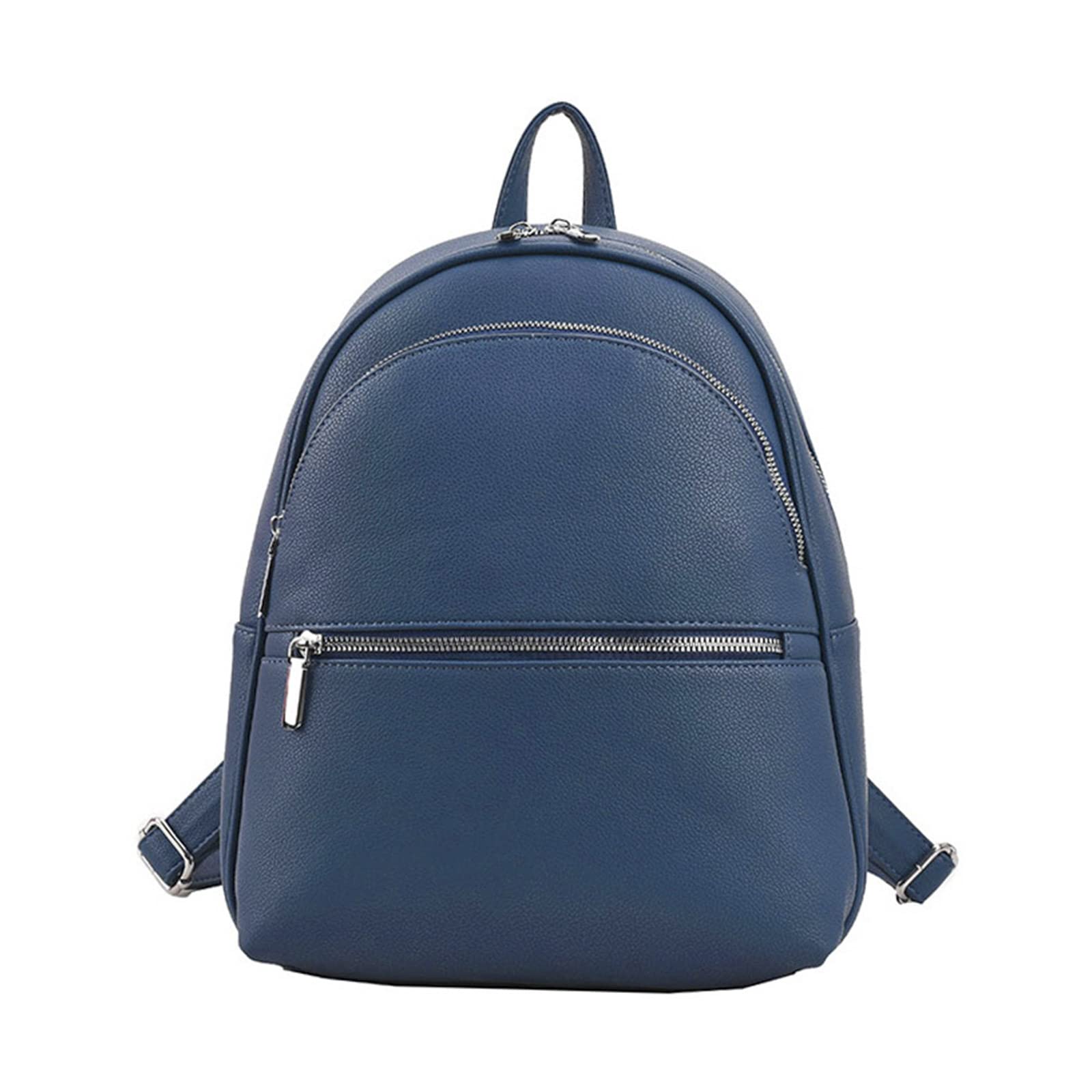 MICFENY Womens Leisure Backpack Ladies Soft Leather Casual Daypack Teenagers School Bag Fashion Travel Backpack Girls Back Packs