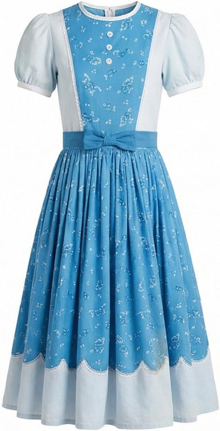 Strange Cosplay Costume Dress Scarf Flowers Skirt Halloween Carnival