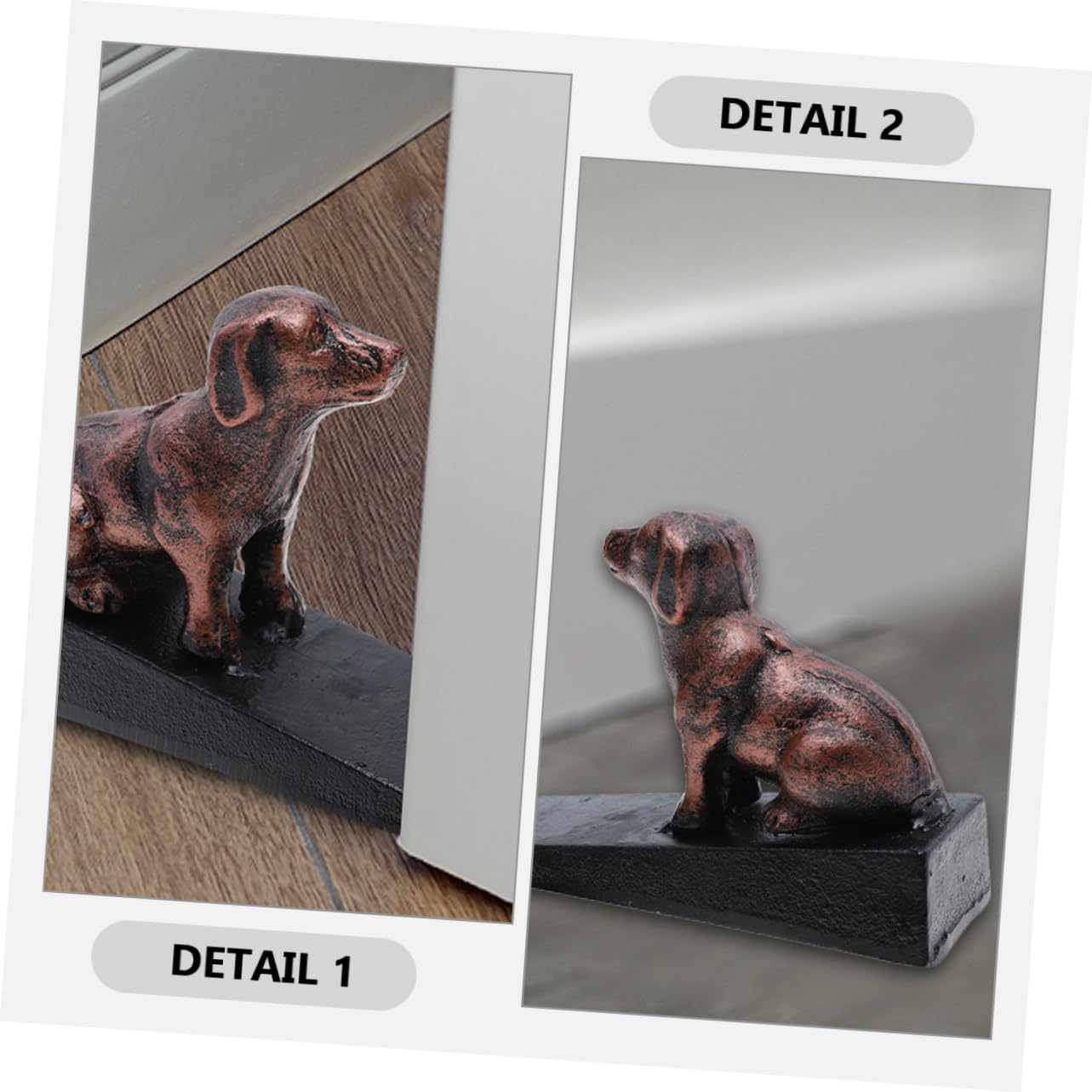 Gusseiserner Hund Türstopper für Boden, Dekoration