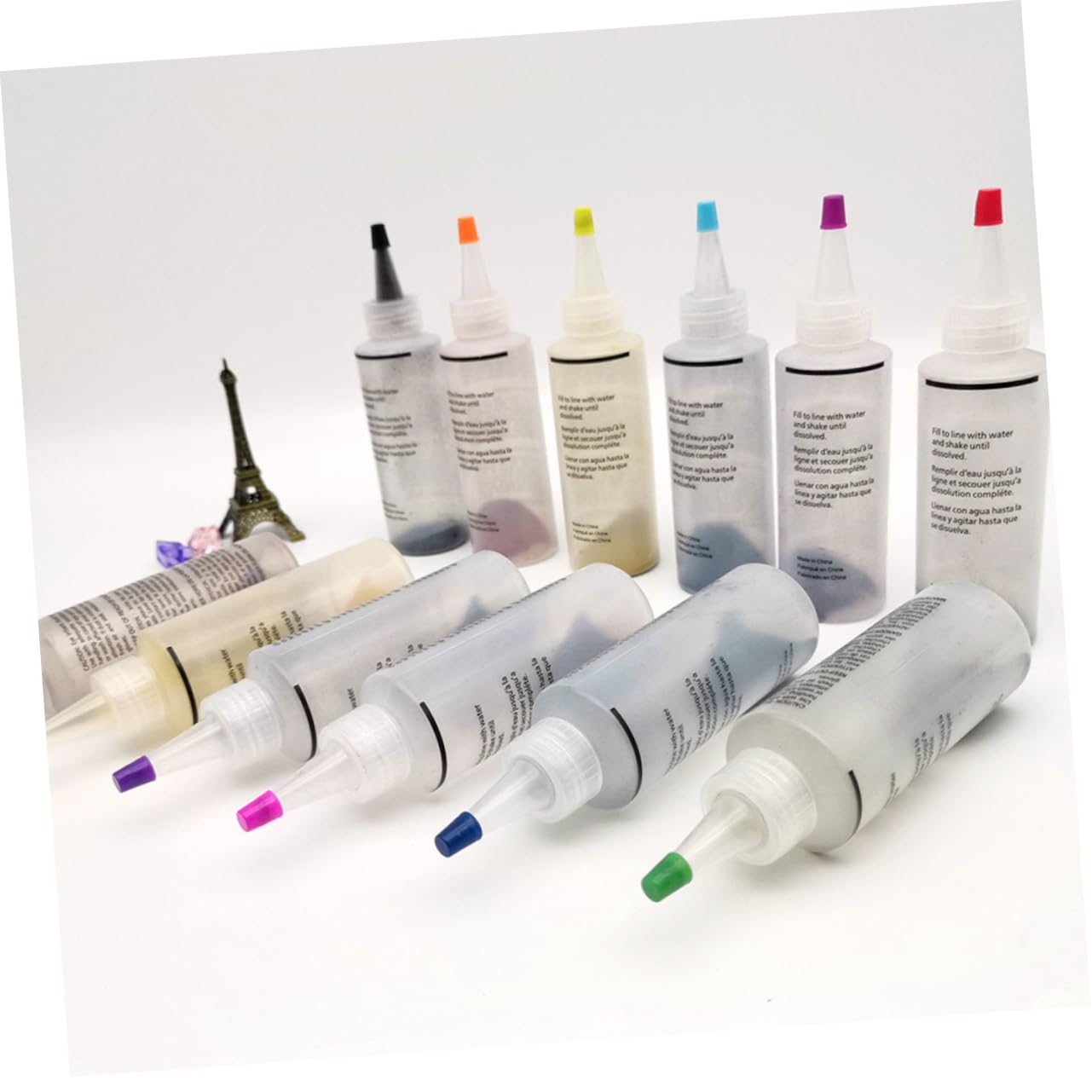 12 Farben Selbstgemacht Batikpigmentset für Kinder und Schüler, Kaltwasser