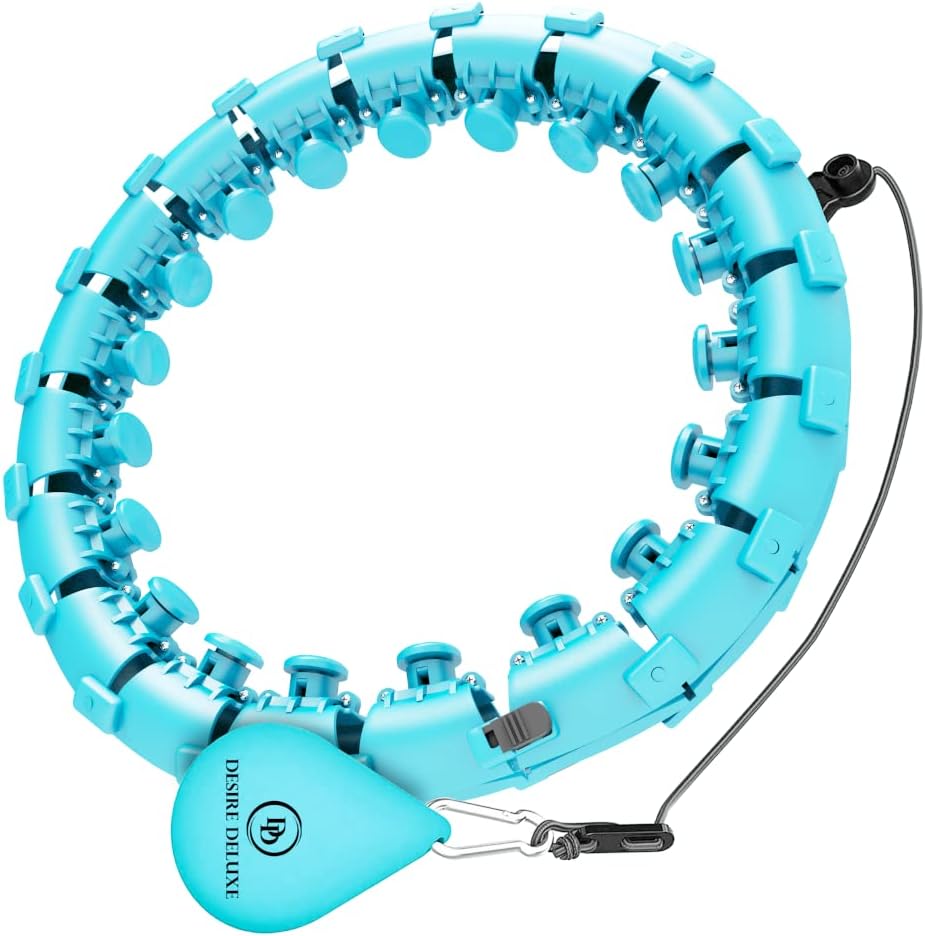 Desire Deluxe Weighted Hula Hoop Premium Infinity Smart Hoops