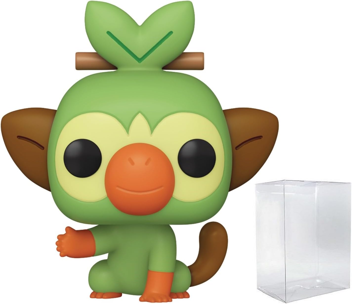 POP Games: Pokémon - Grookey Funko Vinyl Figure (Bundled with Compatible Box Protector Case), Multicolor, 3.75 inches
