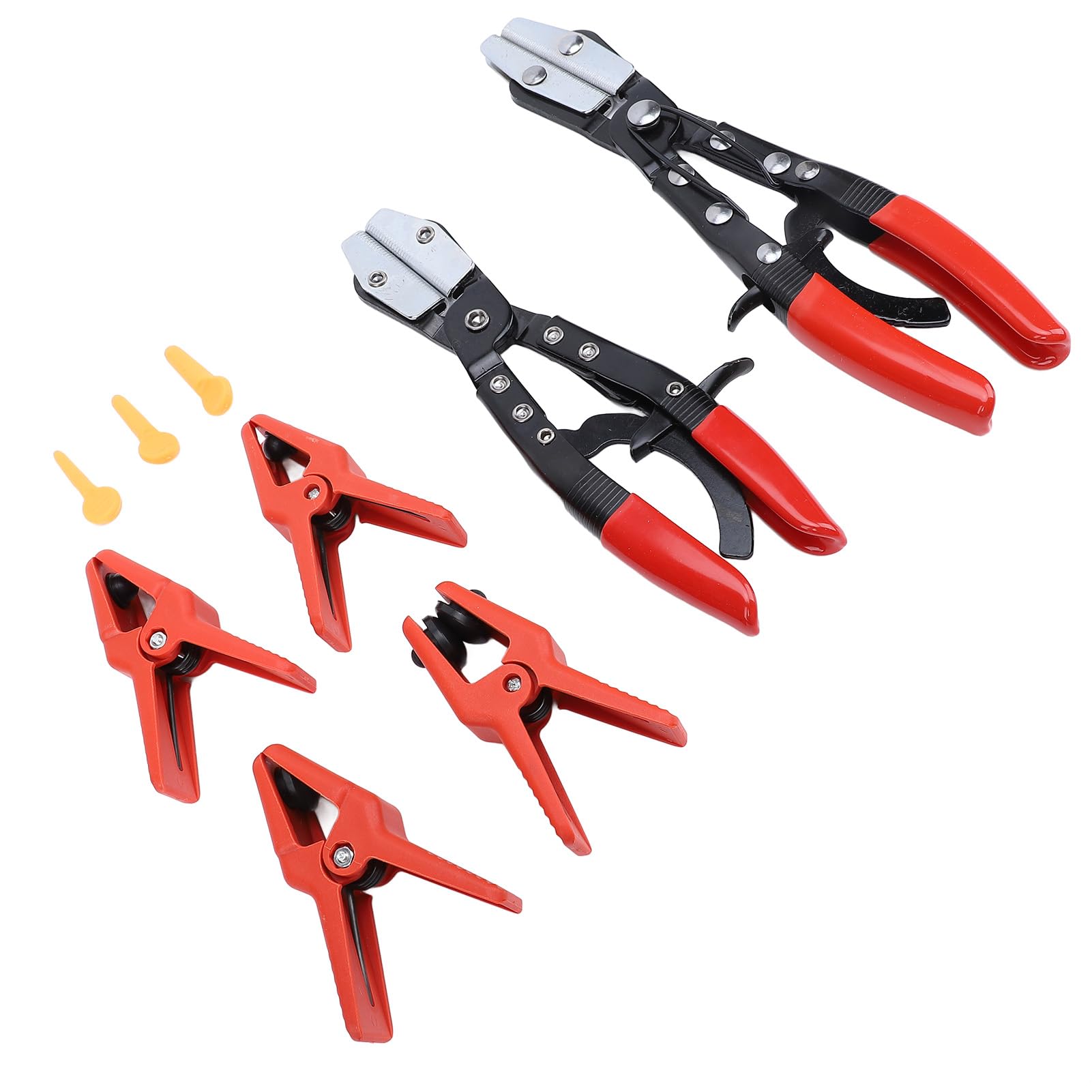 Alicates para manguera, alicates de metal para pellizco de manguera, juego de herramientas de abrazadera para mangueras de refrigerante de de radiador de coche