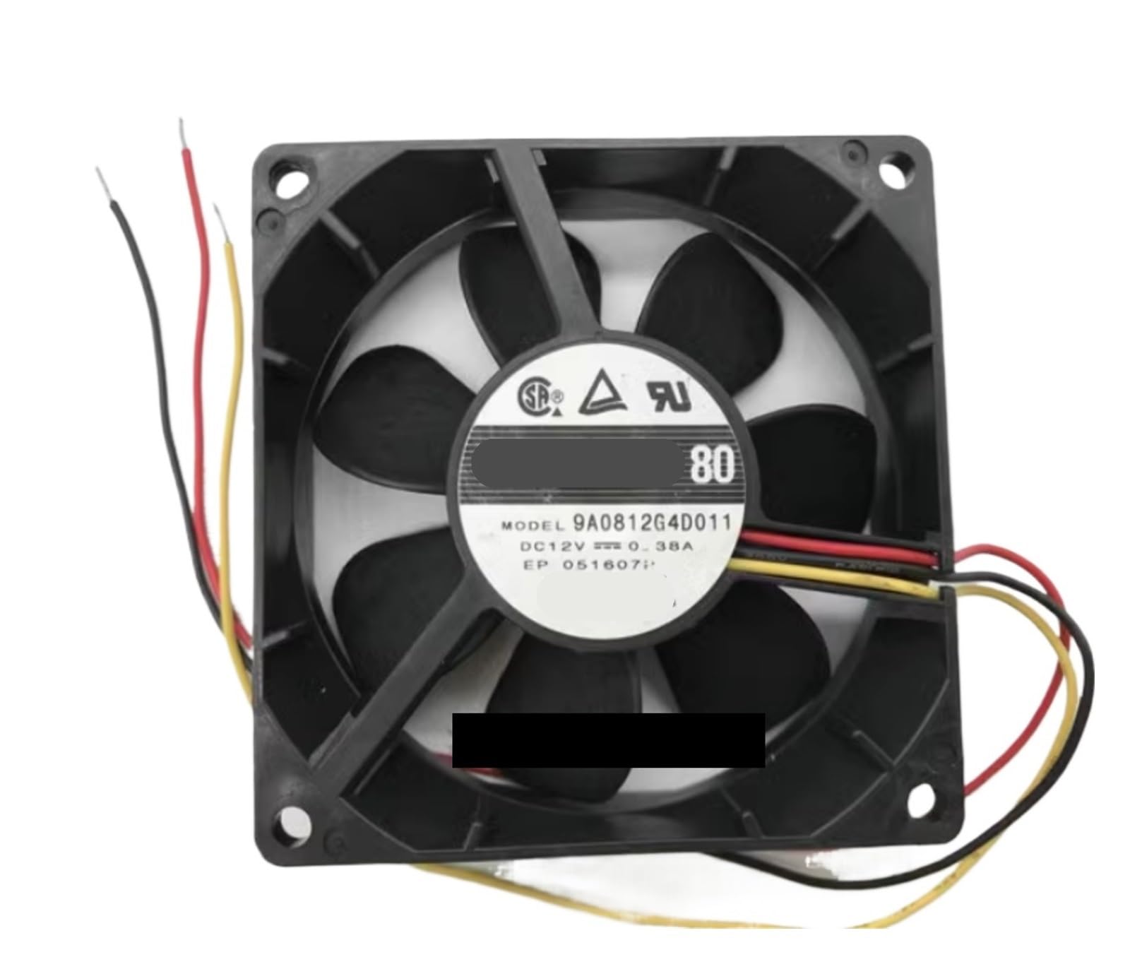 CZVJUKBYP 8025 9A0812G4D011 12V 0.38A 8cm 3-Wire Cooling Fan