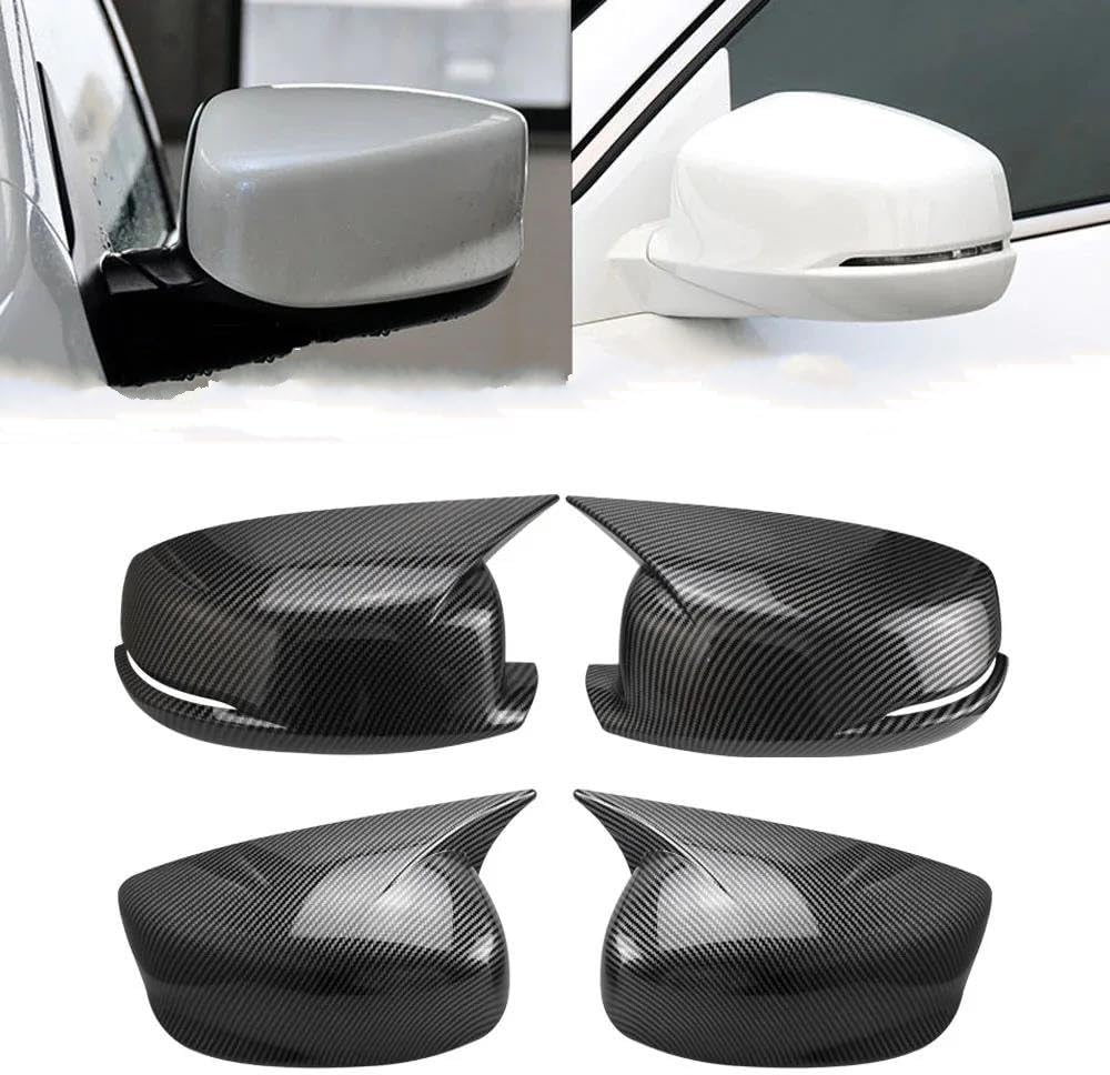 Rear View Mirror Shell Housing for Accord 2008-2017 Exterior Door Rear View Case Trim Wing Mirror Caps (2008-2013 Carbon Fiber)
