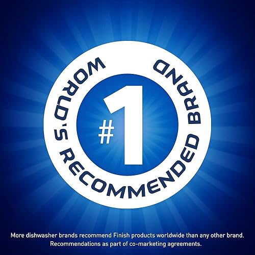 Miniatura 6 de Set Finish - Quantum 82ct Detergente para lavavajillas Powerball Ultimate Clean & Shine Tabletas para lavar platos y Finish In-Wash Lavavajillas