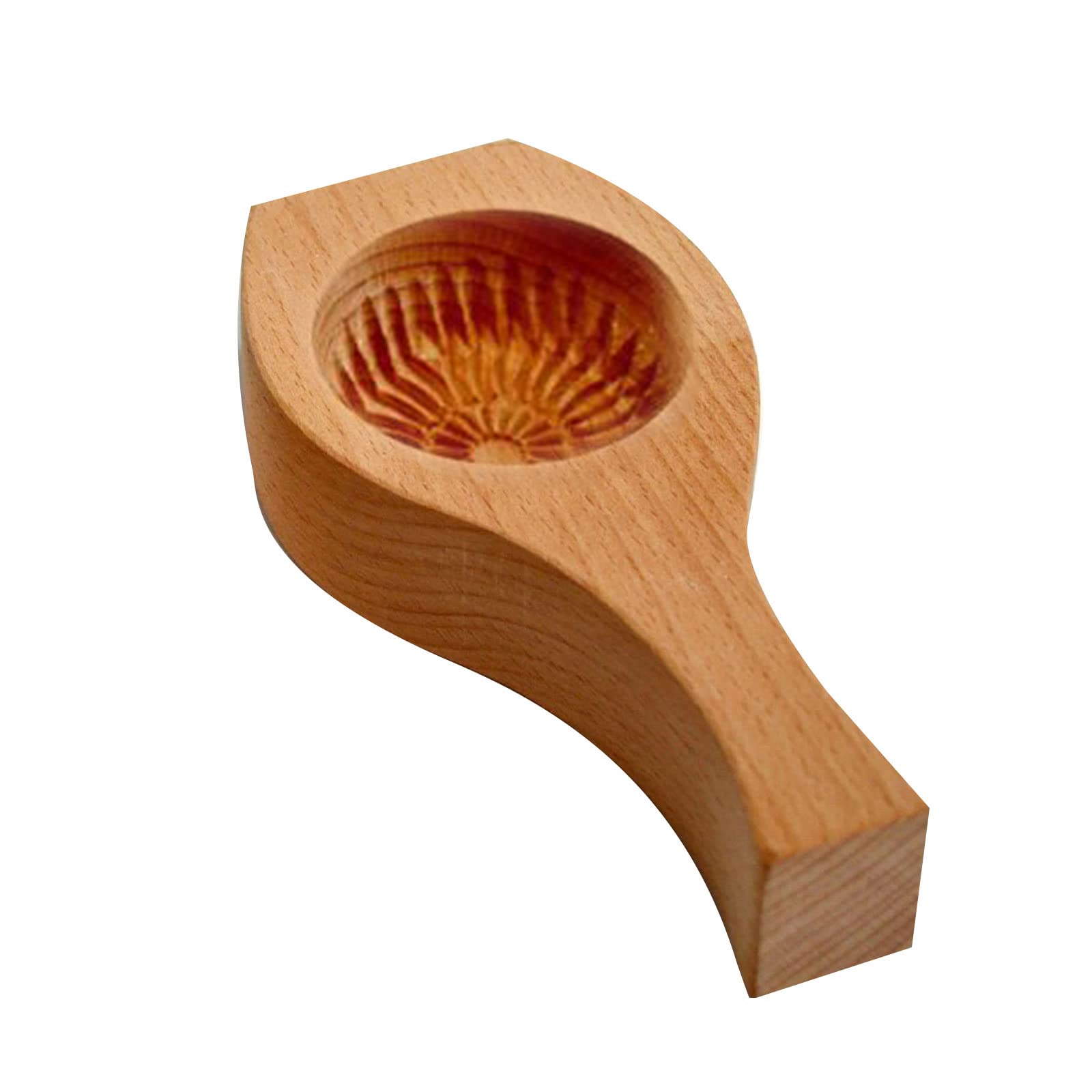 Nucelit Wooden Cake Wooden Baking Mold Flower Shape Chinese Traditional Mid-autumn Festival Cake Mold for Muffin Gift Molds for Baking