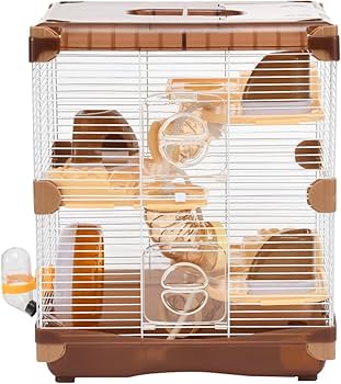 Amazon | YIBOPET ハムスターケージ 小動物ケージ 3段階 ケージサイズ