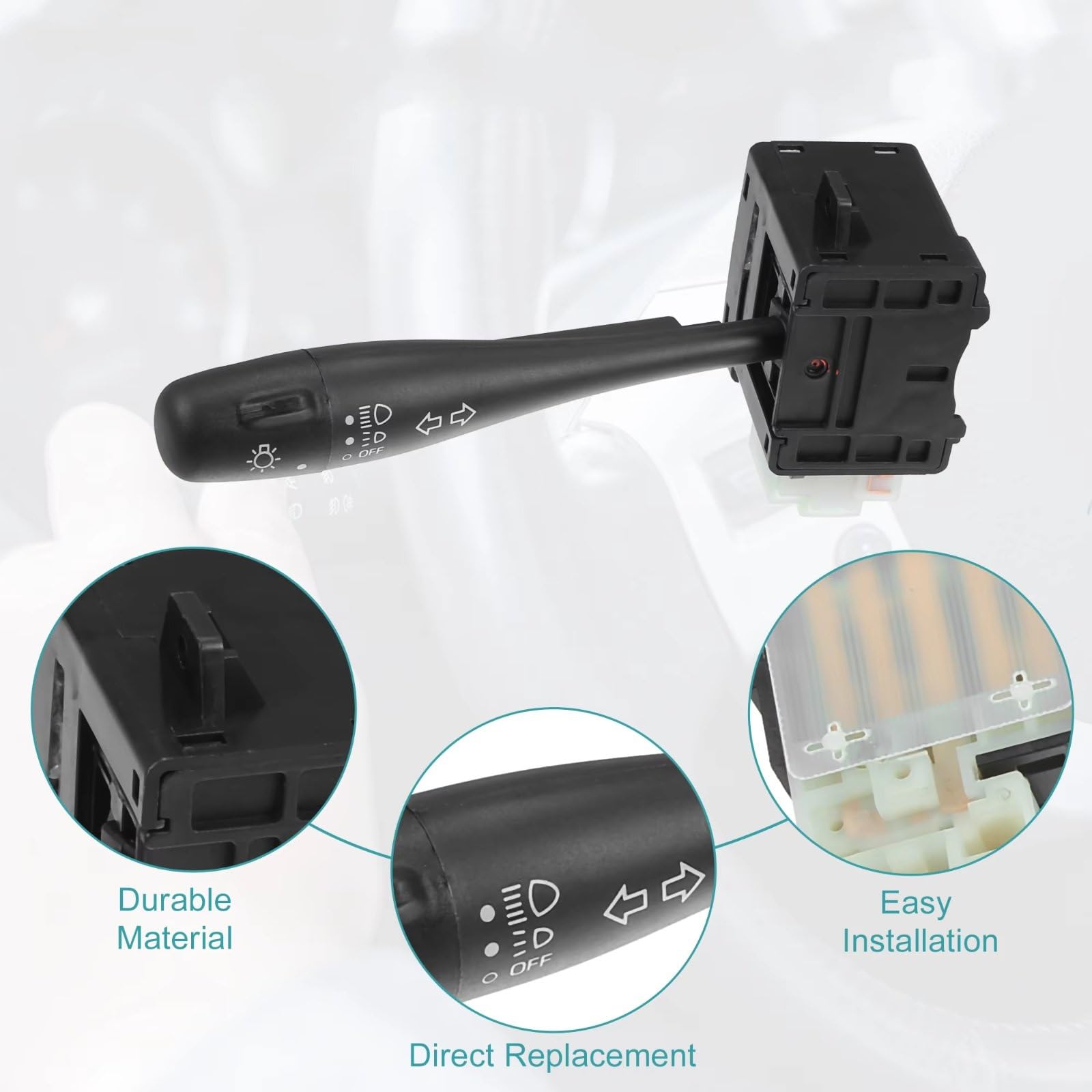 Mando Luz Indicadora Compatible Con Nissan Para Pathfinder 1994-1995 Para D21 1994 Para Pickup 1995 1pieza Interruptor Control De Crucero De Giro De Columna Dirección De Automóvil 25540-64Y00