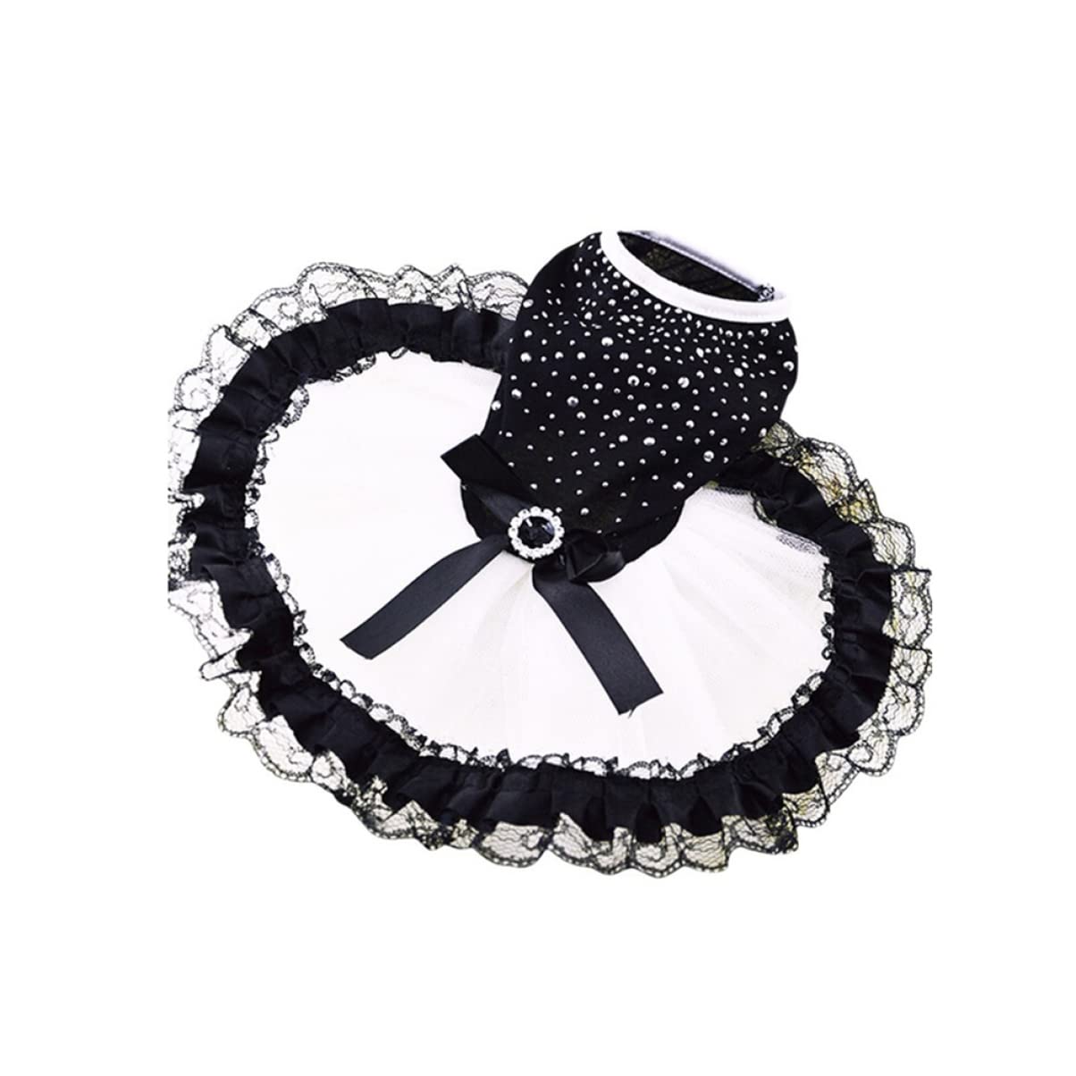 POPETPOP Dress Skirts Love Skirts Cat Pets Supplies Spring and Summer Skirts Dog Outfit Dog%20costumes Dog Dalmation Costume Dog Clothes Dog Clothing The 's Clothes