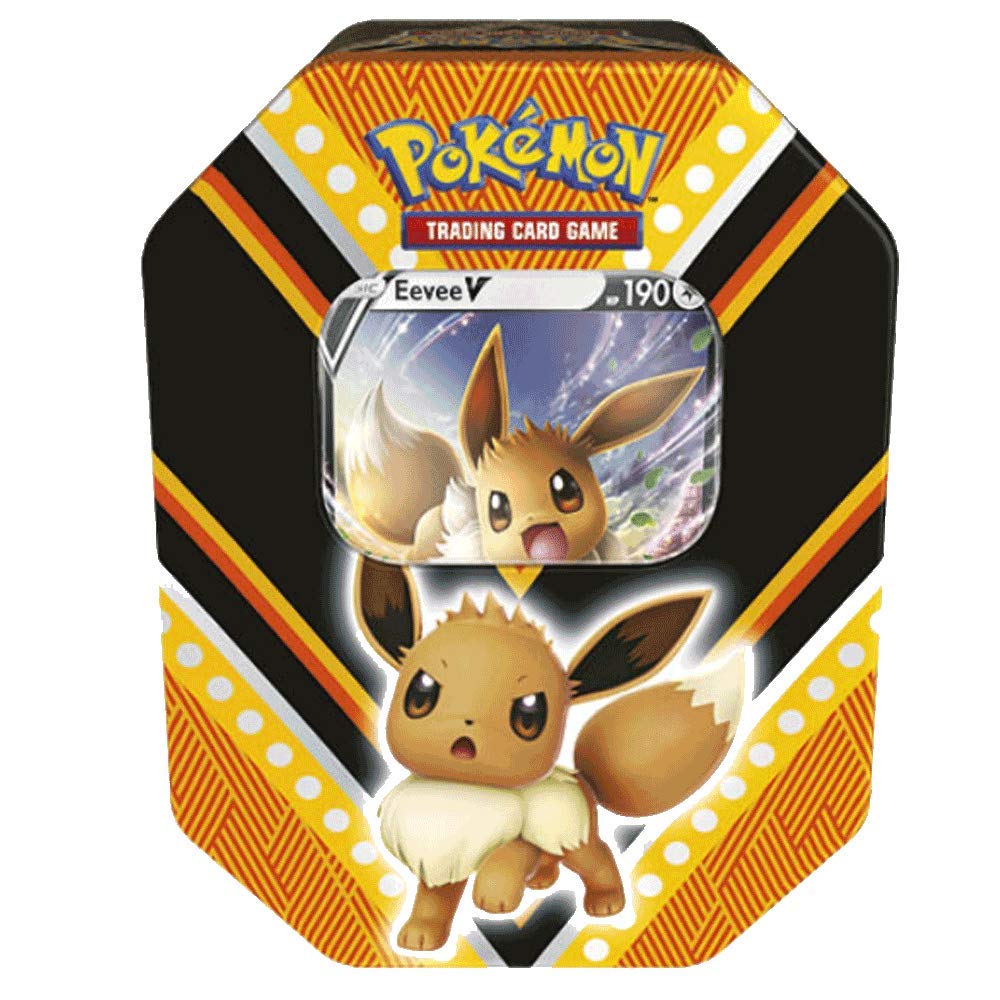 Amazon.com: MINT Pokemon V Power Tin Featuring Eevee V : Toys & Games