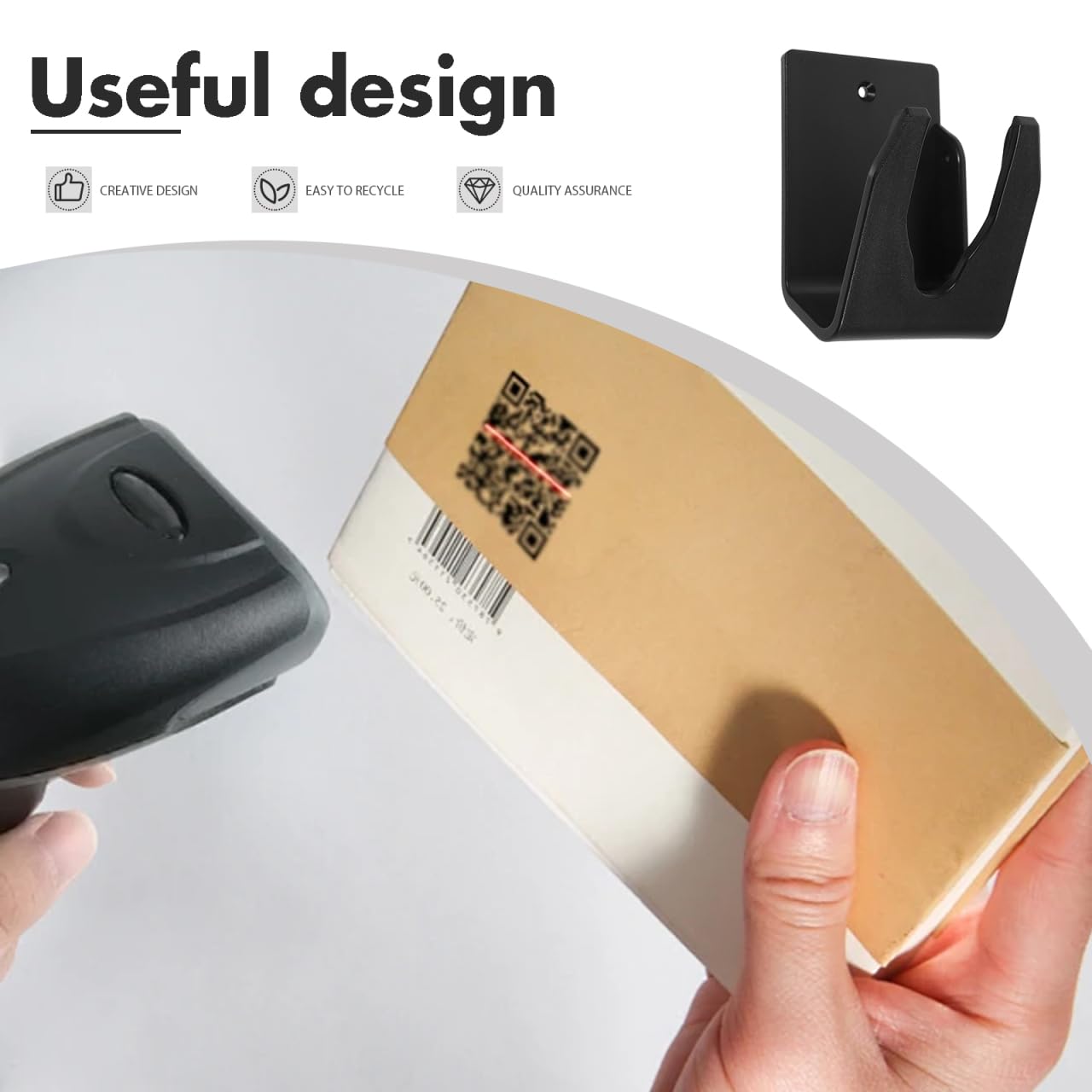 Lurrose Support De Scanner à Code-Barres Portable Avec Fixation