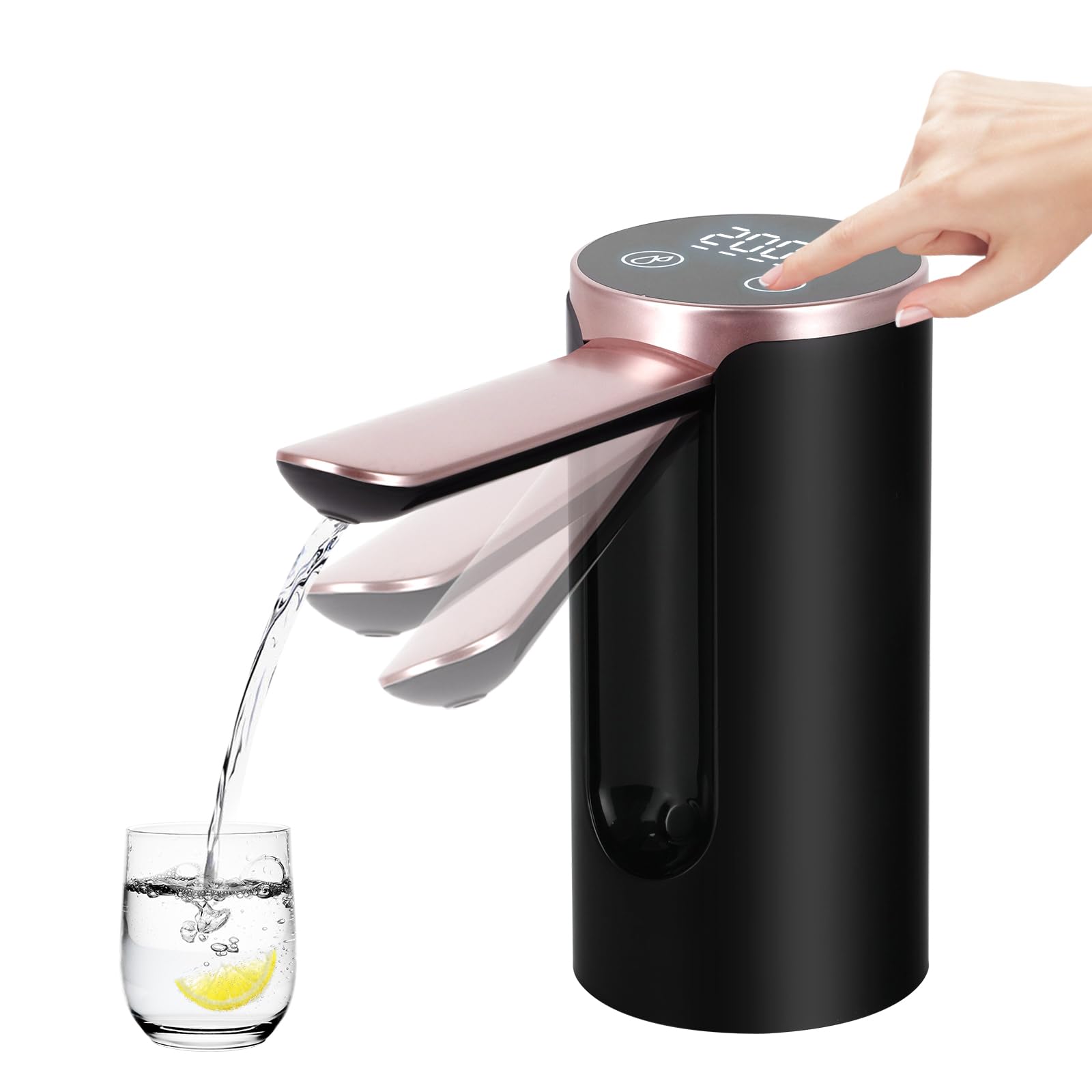 5 Gallon Water Dispenser, Foldable Automatic Water Dispenser, USB Charging LED Touch Display Universal Water Bottle Pump, for Camping, Kitchen, Workshop, Garage (B0D5CCRR39) Amazon Price History, Amazon Price Tracker
