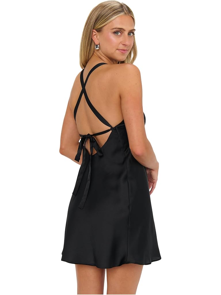 Black Show Me Your Mumu Anderson Mini Dress