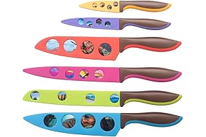 Chef's Vision Jurassic Knife Set Bundle with Matching Jurassic BladeKeeper Blade Covers