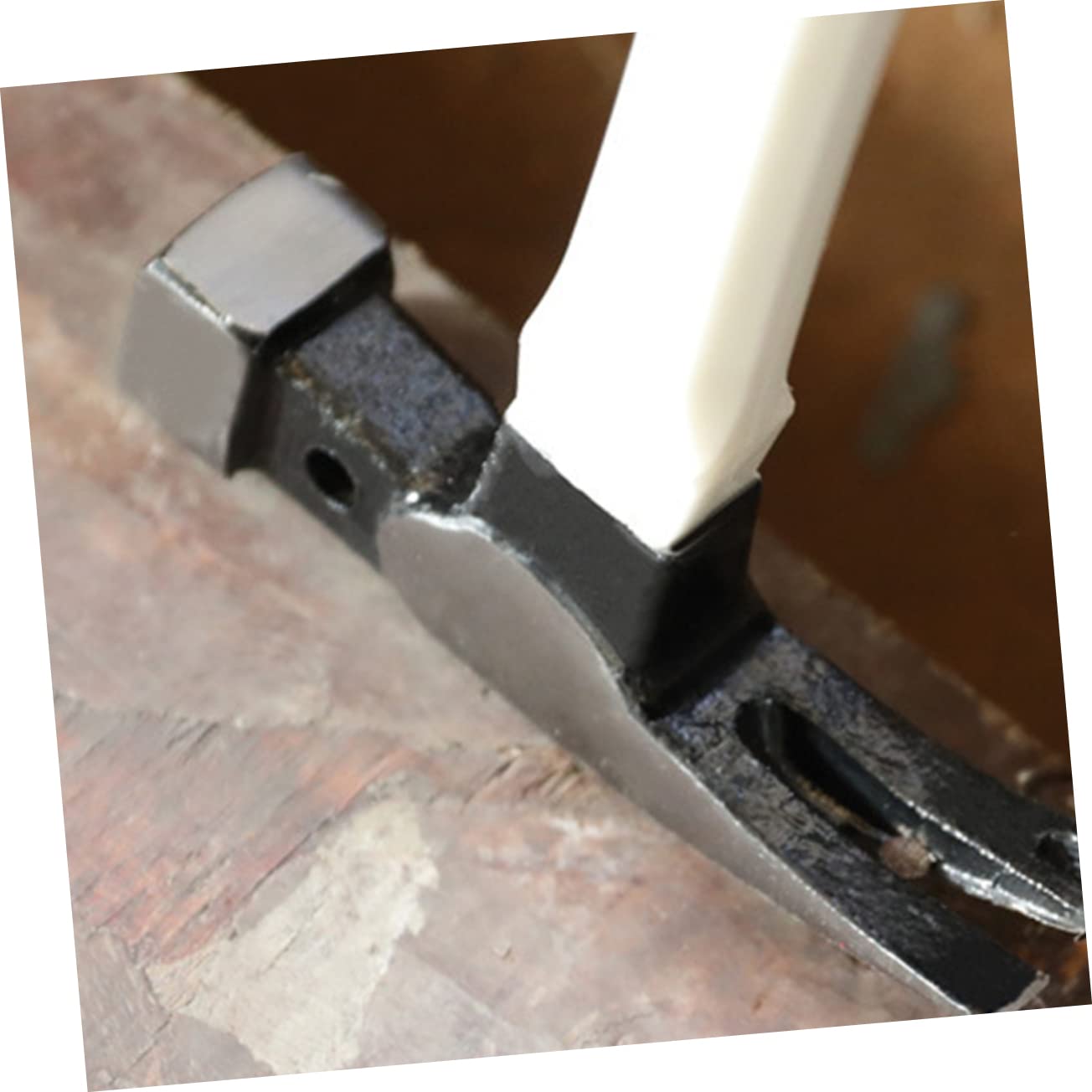 ARTIBETTER Multifunctional Nail Hammer Carpenter Claw Hammer Universal Fixing Hammer Anti-skid Nailing Hammer Multi-purpose Claw Hammer Non-skid Nailing Hammer Plastic White