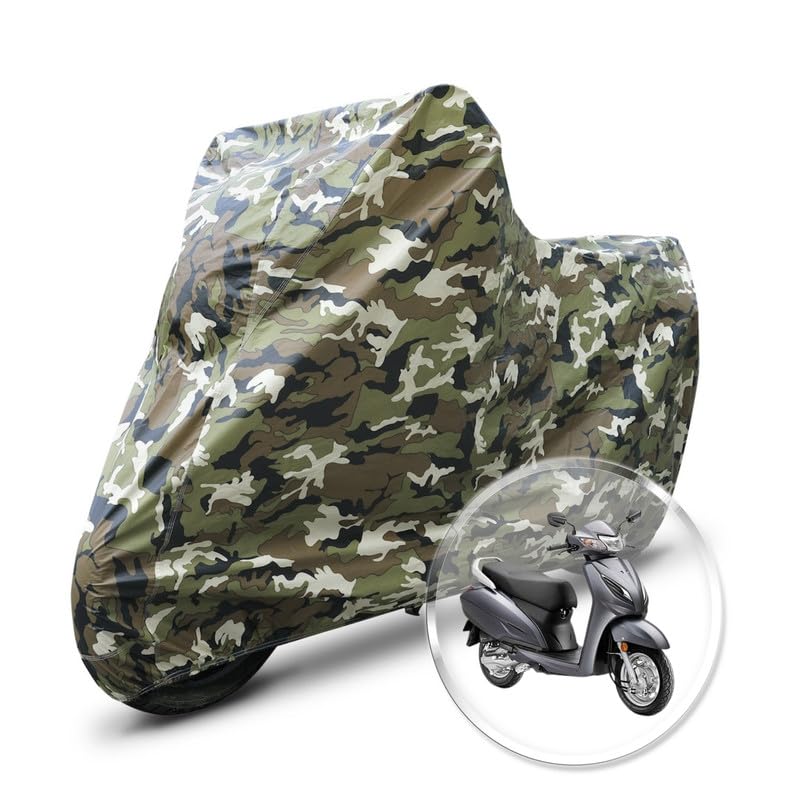 Image of Neodrift 'JungleMax' Bike Cover for Suitable for Honda Activa 125 (All-Weather Motorcycle Protection, Water & UV Resistant, Dustproof, Windproof).