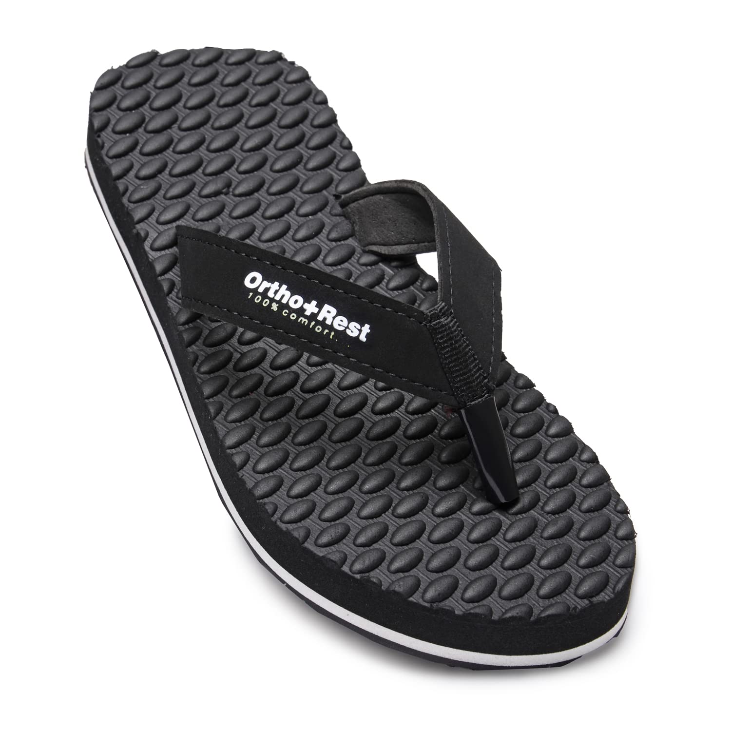 Ortho + Rest Casual Extra Soft Flip Flop for Women - Black (B09C1SMKWH) Amazon Price History, Amazon Price Tracker