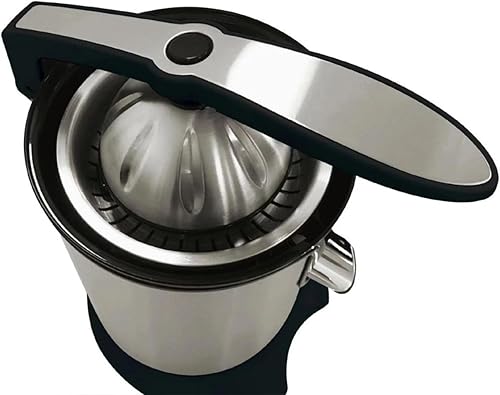 Vista 5 de Exprimidor eléctrico profesional de cítricos de acero inoxidable para limón pomelo 150W potente motor ergonómico suave mango Juicer