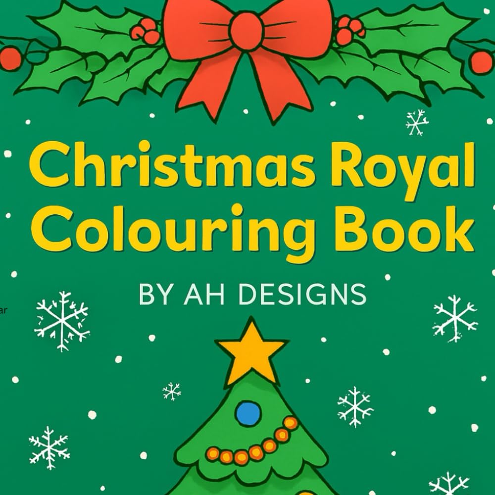 Royal Christmas Colouring Book: A Magical Holiday Journey Through Castles, Crowns, and Christmas Cheer